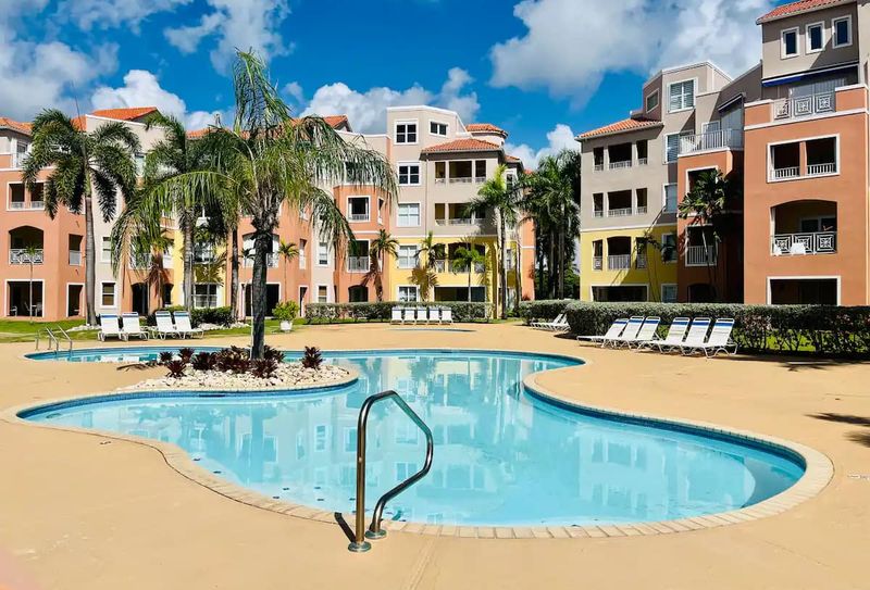 beachfront apartment with pool