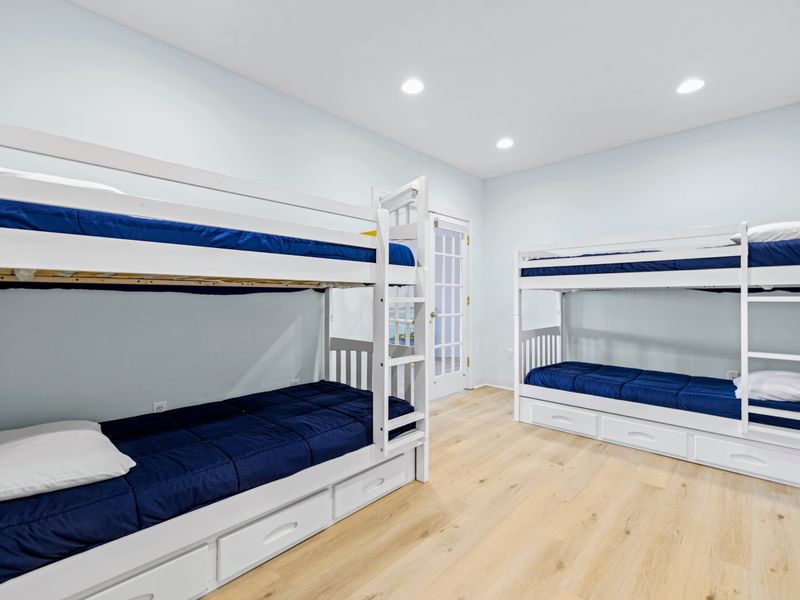 The animal-themed bunk room is a guaranteed kid favorite, cozy and fun.