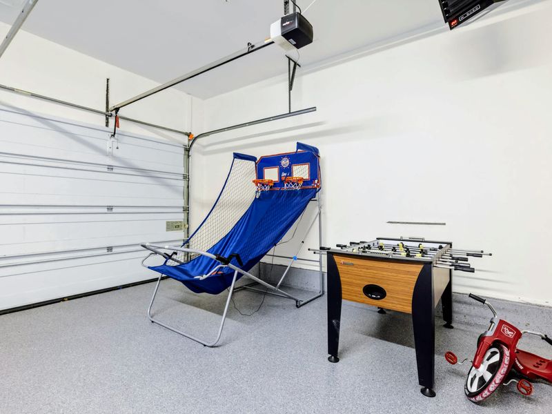 Extra play space for tournaments and downtime alike.