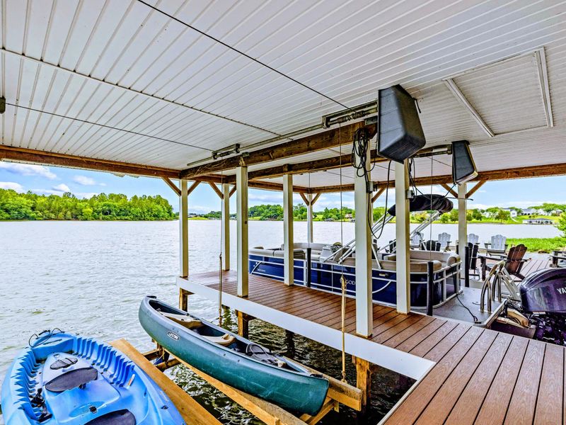 Covered slips keep your boat ready for the next adventure.