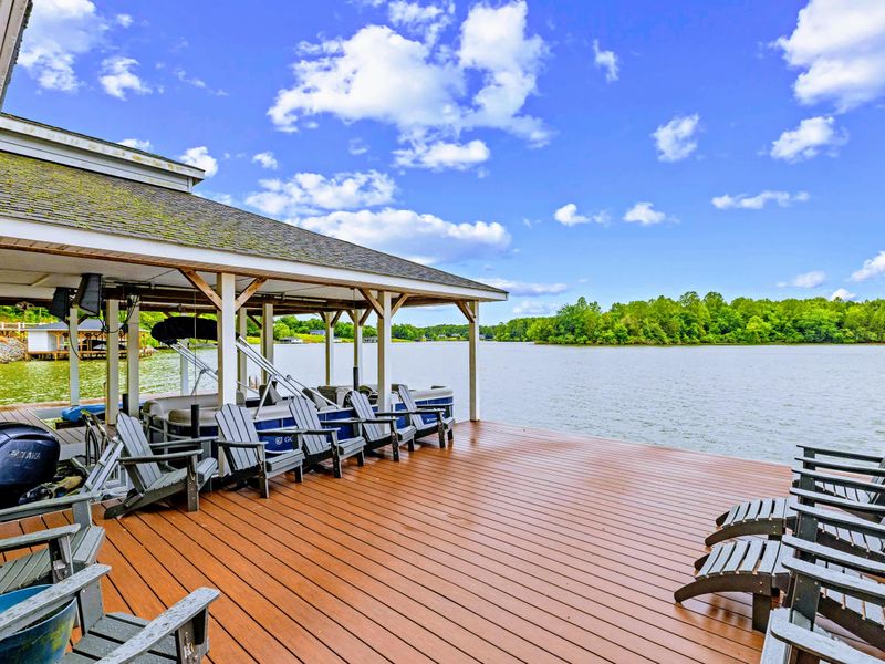 Open water views and easy boat access right off the dock.