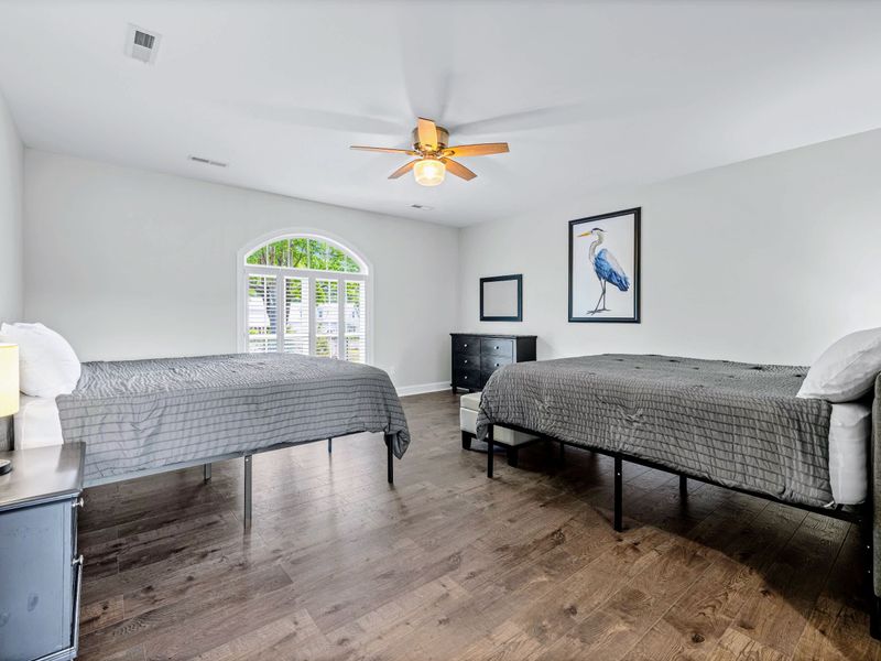 Pelican Suite: two plush king beds and an ensuite, ideal for sharing families.