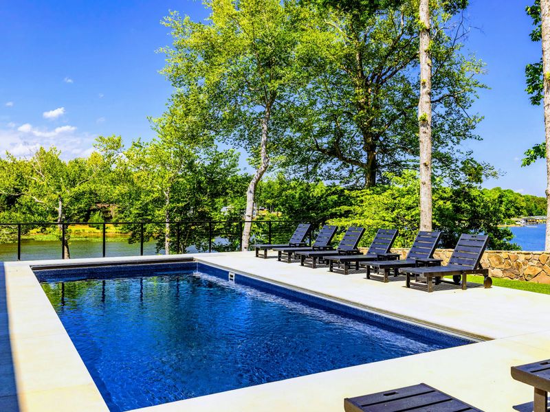 Pool - The tanning ledge is the most contested seat on a hot afternoon.