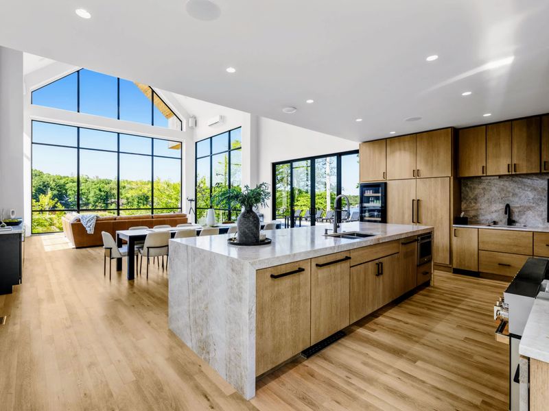 Chef's Kitchen - Open to the vaulted dining room, so no one misses the conversation.