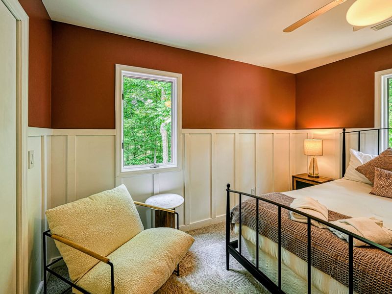 Quiet Corner - A reading chair by the window adds a quiet spot to start or end the day.