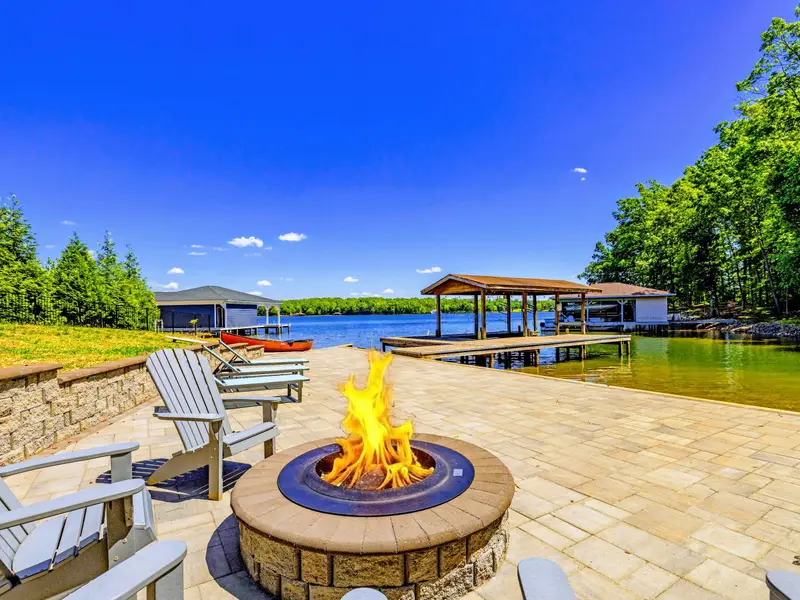 Fire Pit - Gather around the fire as the sun drops behind the trees and the evening keeps going.