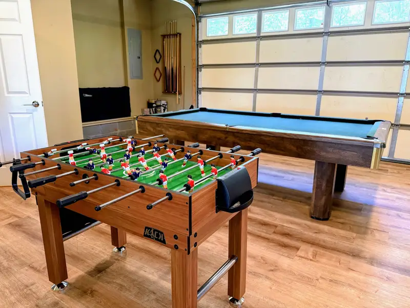 Game Room - Foosball and a big TV turn downtime into the highlight of the day.
