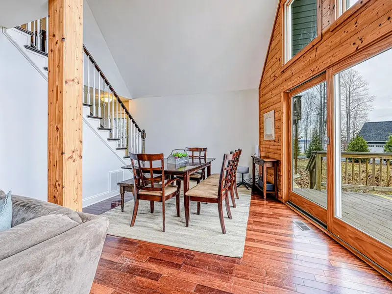 Dining Area - An easy spot for board games and long dinners, open to the rest of the main level.