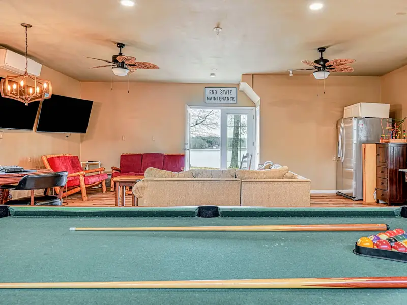 Game Room - Plenty of space to play and lounge, with comfortable seating for the whole group.