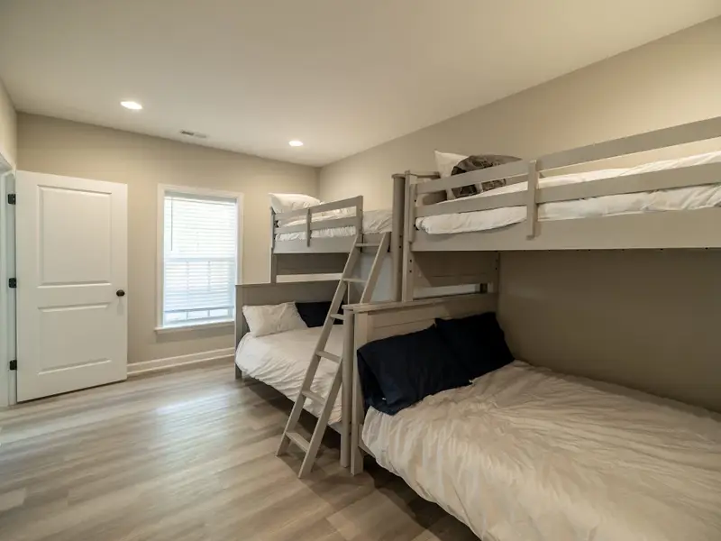 Bunk Room - A second view of the bunk room, ready for sleepovers and rainy-day fun.