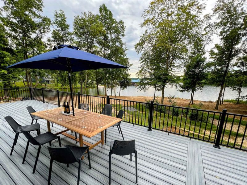 Celebrate a special occasion with a delicious meal or bottle of bubbly on our new massive deck with a breathtaking view!