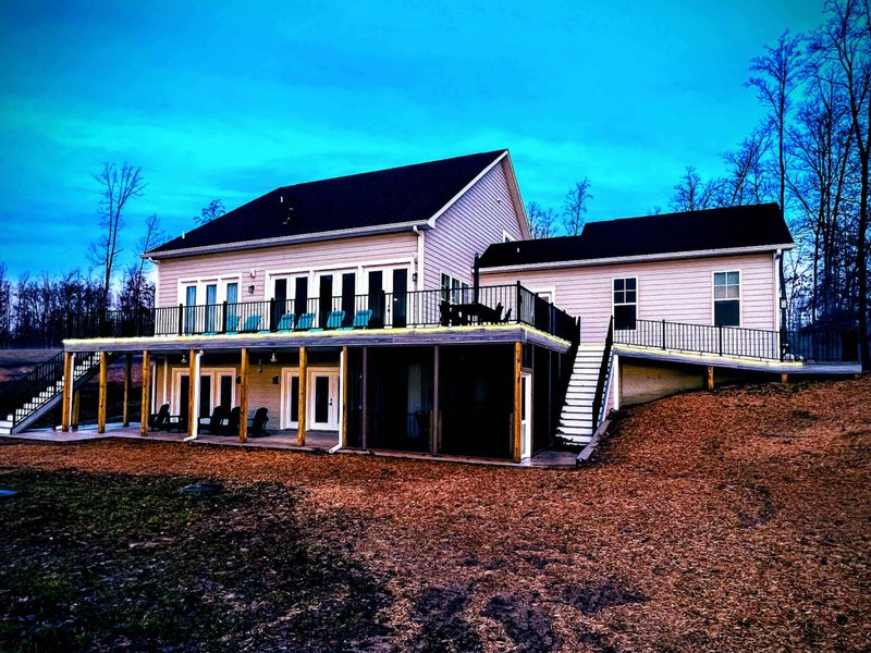 Relax and enjoy the blue water views from our huge new deck!
