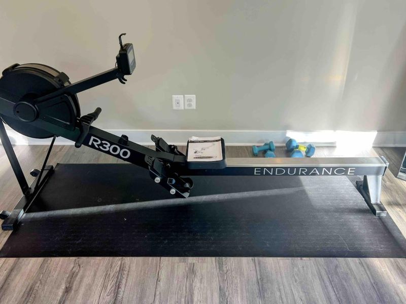 The Endurance by Body-Solid R300 Indoor Rower delivers an effective low-impact cardio and total body workout.