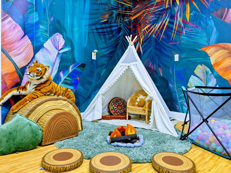 The adventure room is perfect for every child's wild imagination.