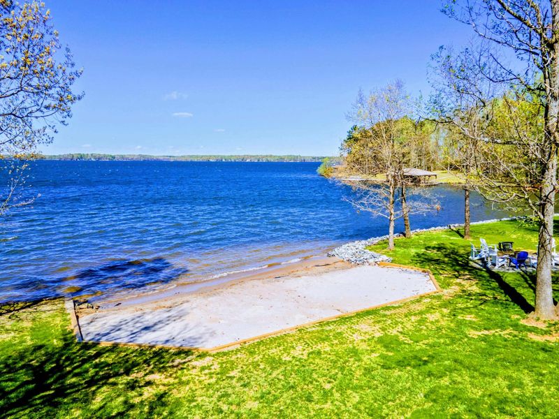 Relax and unwind on the private beach. You will love the views from the beach.