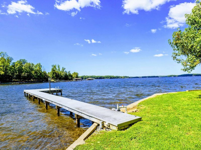 Enjoy the luxuries of a private dock with easy access for kayaks or the perfect tanning area.