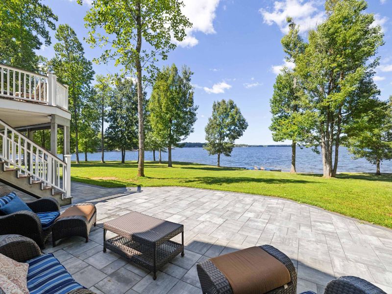 If it gets too hot, enjoy the shade and comfy chairs on the patio.