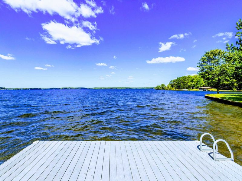 Enjoy the luxuries of a private dock, perfect for soaking up the sun!