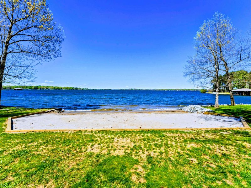 Relax and unwind on the private beach. You will love the views from the beach.