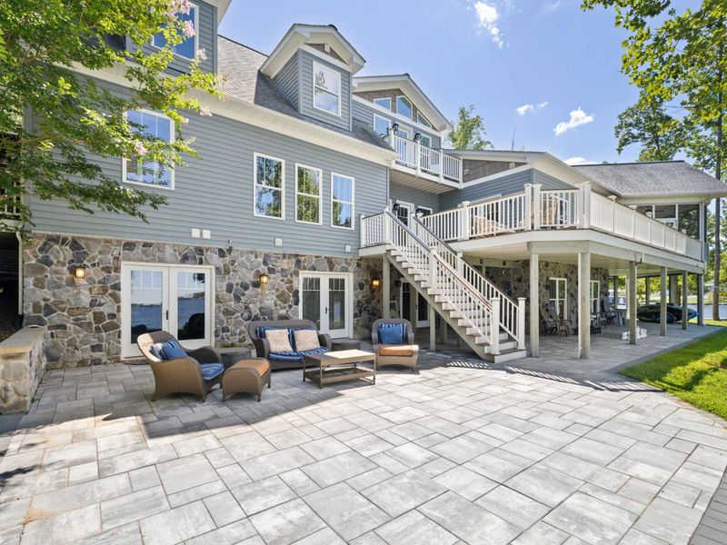 If it gets too hot, enjoy the shade and comfy chairs on the patio.