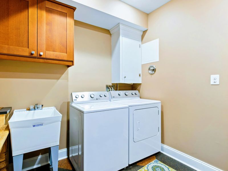 Laundry room.