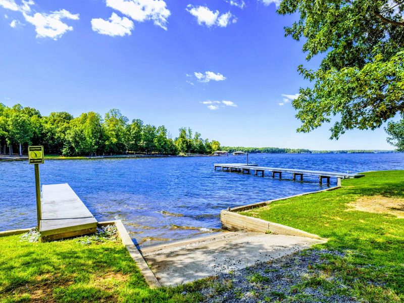 Enjoy the convenience of private docks and a boat ramp.