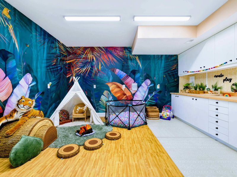 The adventure room is perfect for every child's wild imagination.