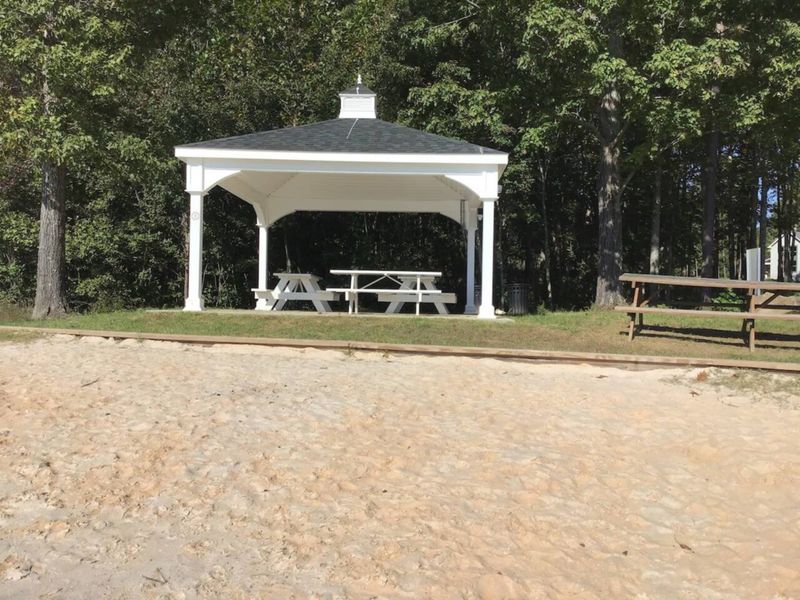 Community - Covered picnic pavilion for cookouts and gatherings in the shade.