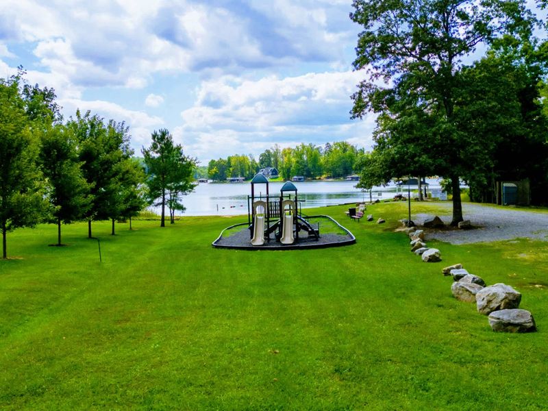 Community Playground - A quarter-mile stroll from the house, a lakeside playground lets the kids burn energy steps from the beach.
