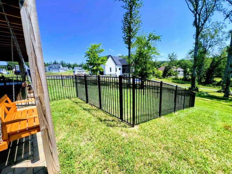 Fenced Yard - The reason the dog gets to come too. Plenty of room to roam, safely contained.