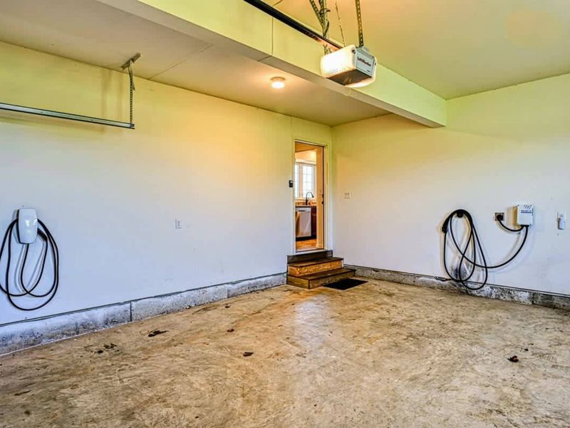 Garage - Storage, EV charger, direct access into the house.