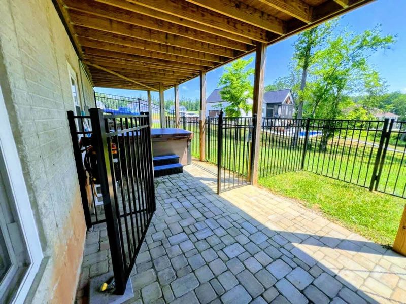 Gated Patio - Private, quiet, your peaceful path to the hot tub starts right here.