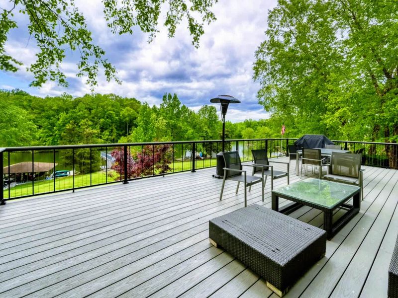 Host unforgettable gatherings on this stunning deck, offering unparalleled views of Lake Anna and its picturesque surroundings.