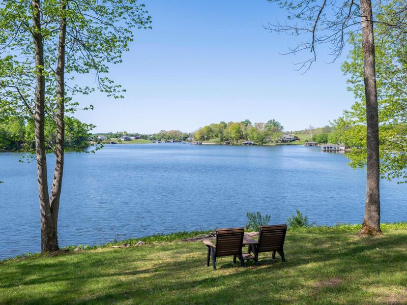 The BEST spot to sit in silence and just breathe in the peace that the lake brings.