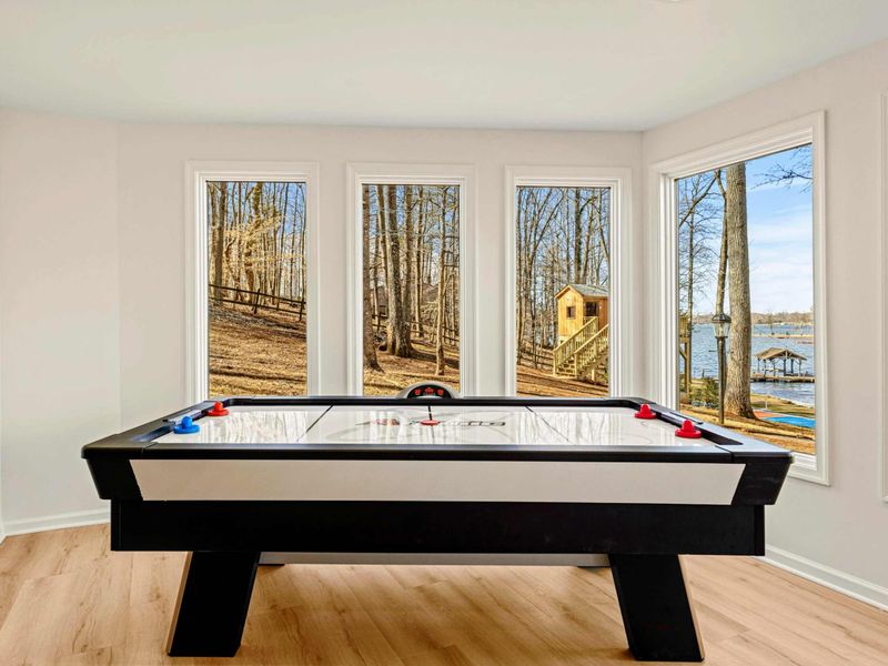 Air Hockey Fun – Fast-paced excitement with lakeside views.