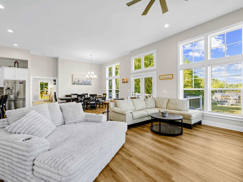 Great Room - The open-concept layout means whoever is cooking is still part of every conversation in the room.