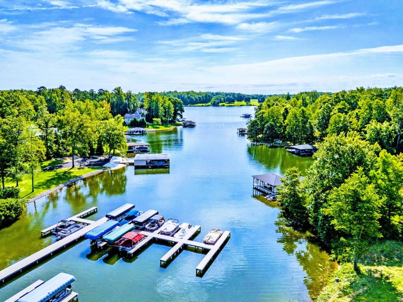Community Marina - Covered boat slips and open water are a short stroll away, the gateway to boating on Lake Anna's private side.