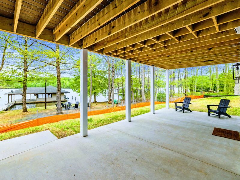 Breezy & Quiet – This shaded patio offers the perfect place to sit back and watch the day unfold—no plans required.