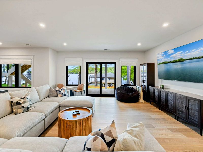 A Second Living Room with First-Class Views – Tucked below the main level, this space offers cozy comfort with direct access to the outdoors.