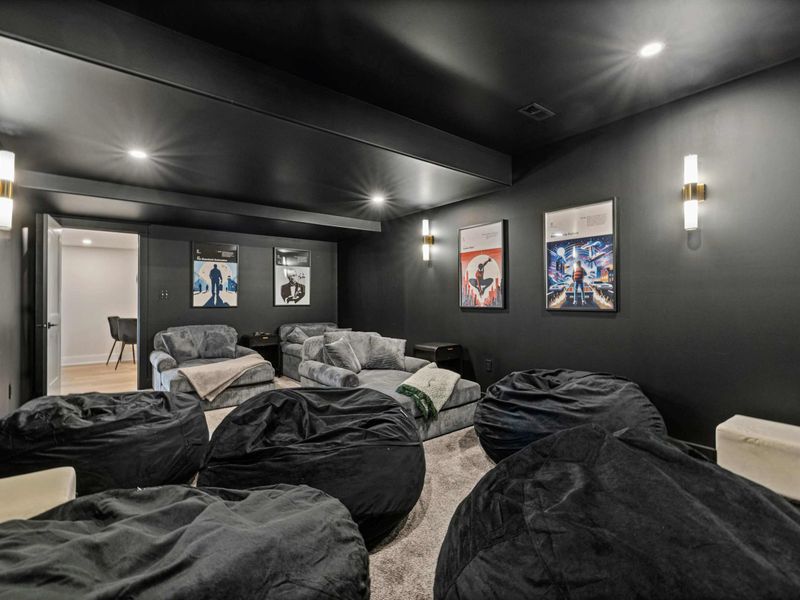 Lights Down, Sound Up – This dark, quiet theater is built for immersion, whether it’s family movie night or a quiet afternoon escape.
