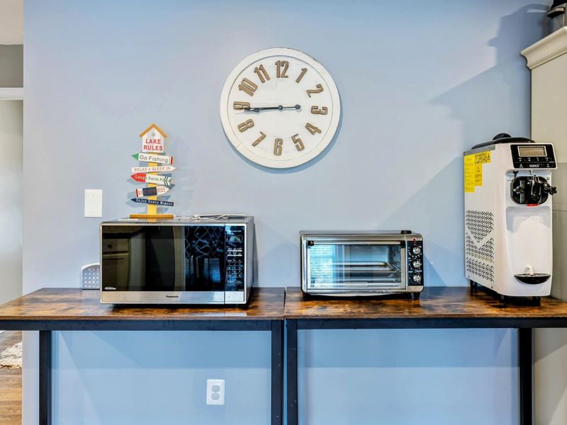 Help Yourself – A little nook for reheating, refreshing, or indulging in a sweet swirl.