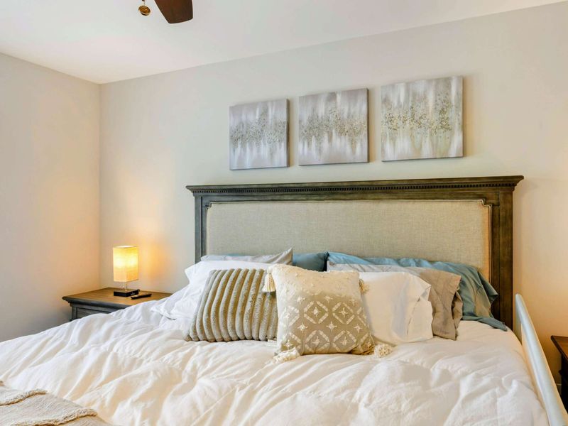 Wake Refreshed, Rest Reassured – A bright, airy suite just steps from everything, yet completely your own.