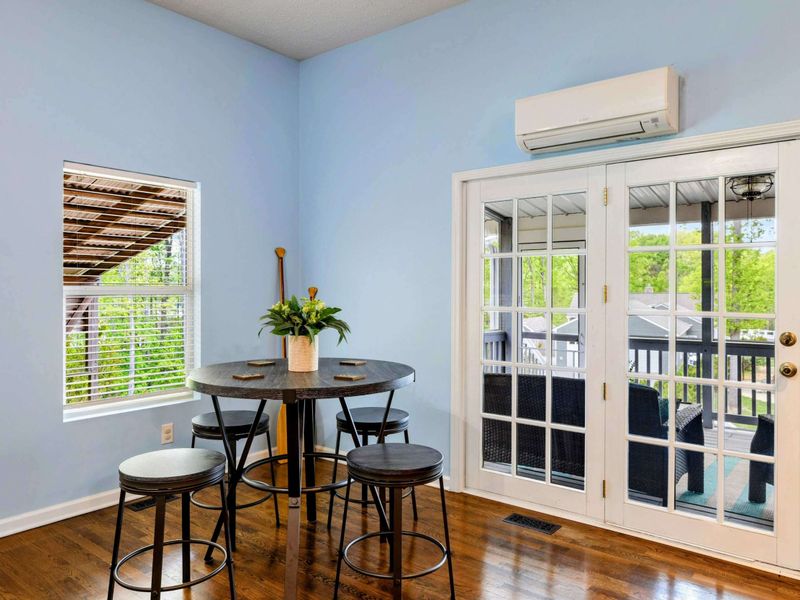 A Spot to Start or End the Day – Whether it’s coffee, cards, or conversation, this space is always ready.