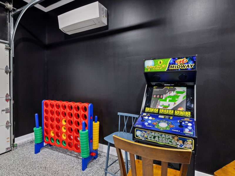 Let the Games Begin – Whether it’s classic joystick battles or strategic stacking, this space brings the fun.