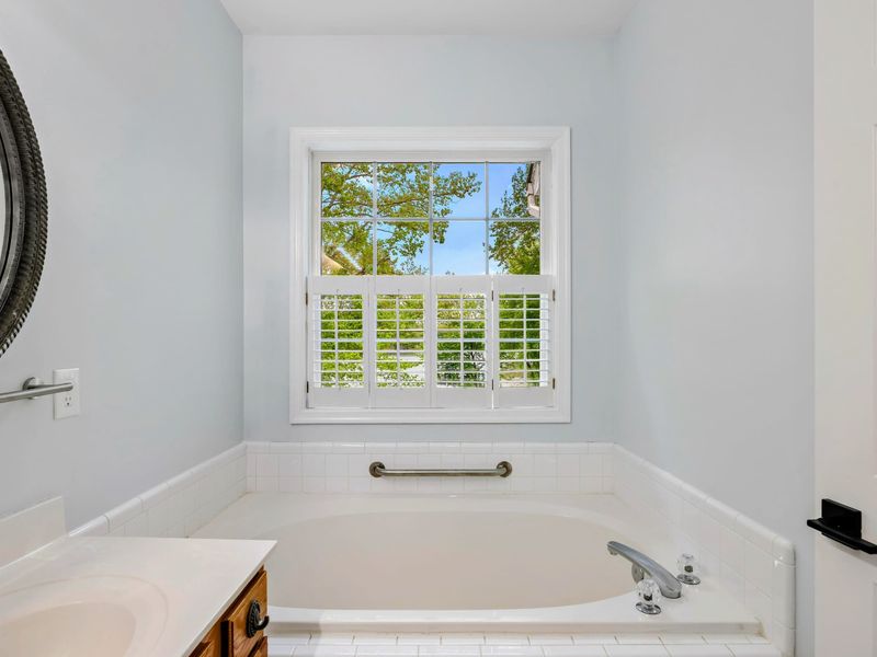 Soak. Unwind. Repeat. – After lake days and late nights, this tub is waiting for a little quiet and calm.