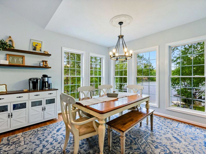 Where Meals Become Memories – Big windows, natural light, and a table made for together time.