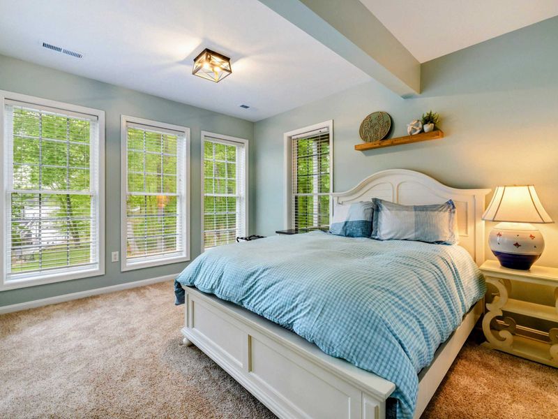 The Perfect Place to Pause – From lake-filled dreams to slow morning starts, this room is made for recharging.