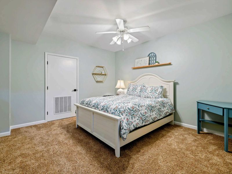 Quiet Comfort, Tucked Away – This bonus room offers simple style and extra room when you need it most.