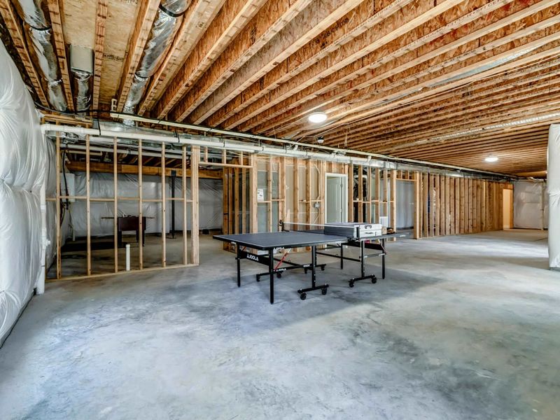 Game On, Rain or Shine – This extra-large basement is your all-weather fun zone—perfect for play, laughs, and letting loose.