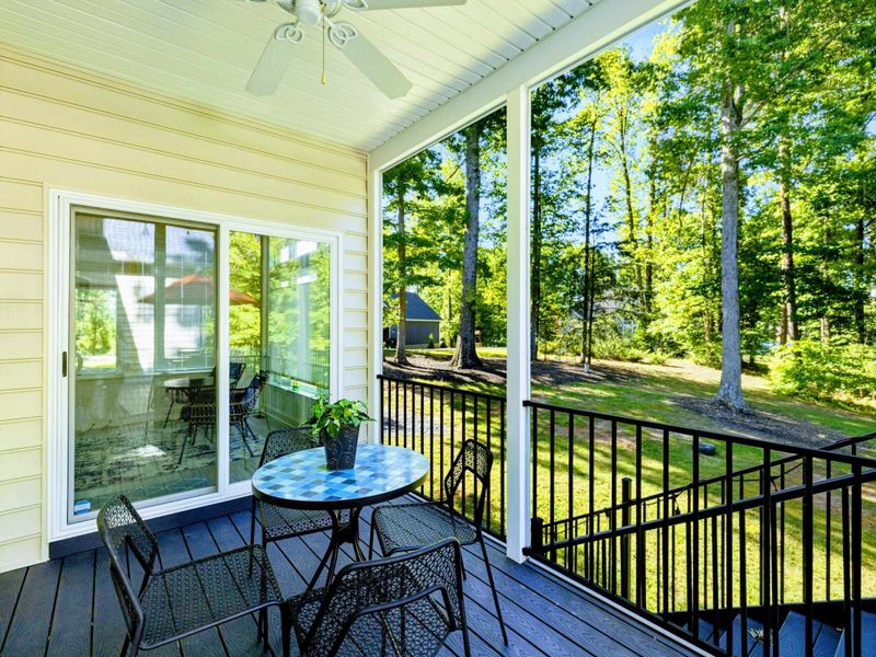 Tucked Away and Just Right – A quiet spot to sip, chat, or simply enjoy the breeze and the trees.